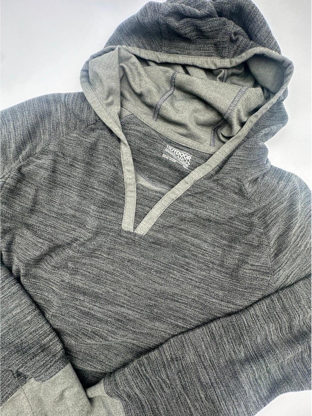 Outdoor Research Women's Green Marled Zenga Hoody Hoodie Top Size M